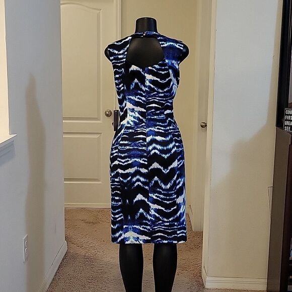 BRAND NEW WOMEN'S JENNIFER LOPEZ CHAIN BODYCON DRESS - Picture 6 of 12